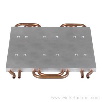 Custom buried Copper Pipe Water Cold Plate